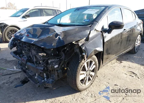 2021 Nissan Versa Sv Xtronic Cvt z USA, uszkodzony, nr VIN 3N1CN8EV4ML846290